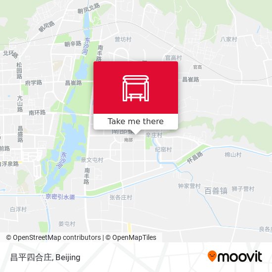 昌平四合庄 map
