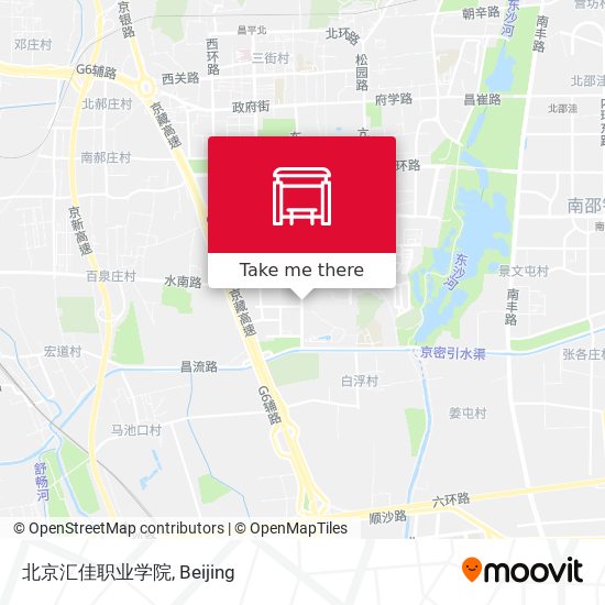 北京汇佳职业学院 map
