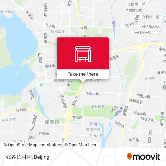张各长村南 map