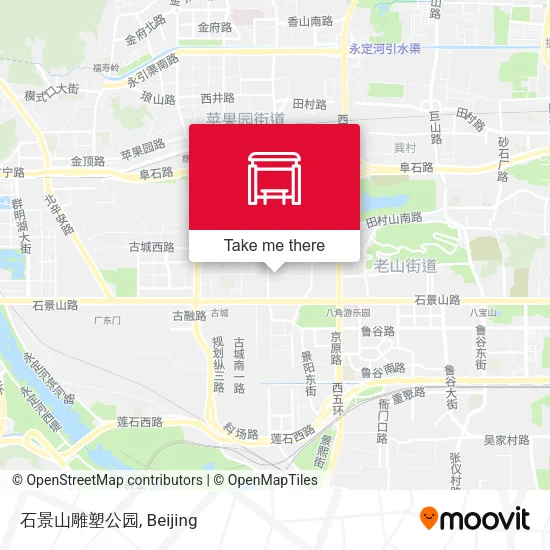 石景山雕塑公园 map