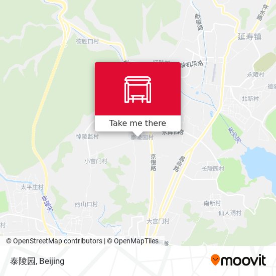 泰陵园 map
