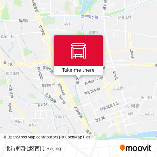 北街家园七区西门 map