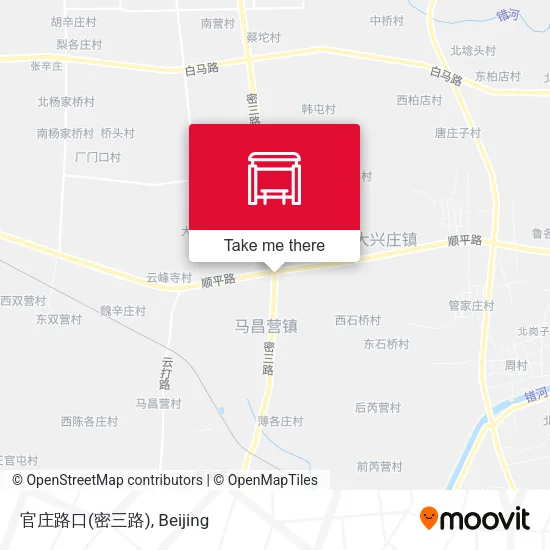 官庄路口(密三路) map