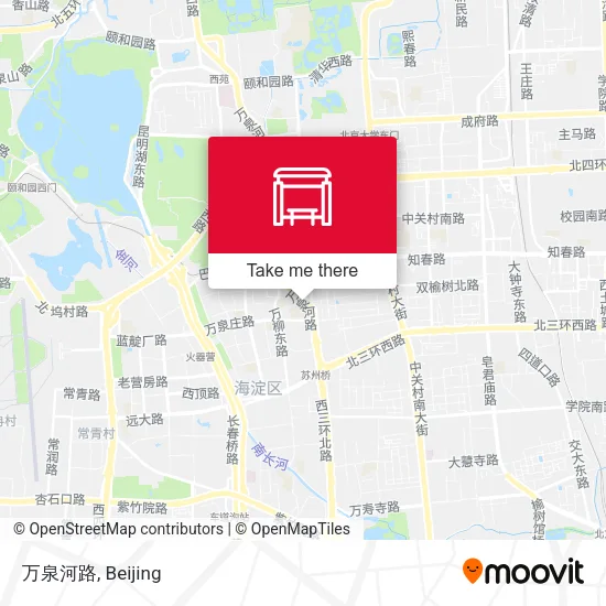 万泉河路 map