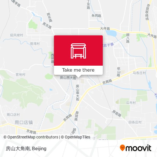 房山大角南 map
