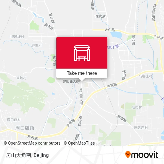 房山大角南 map