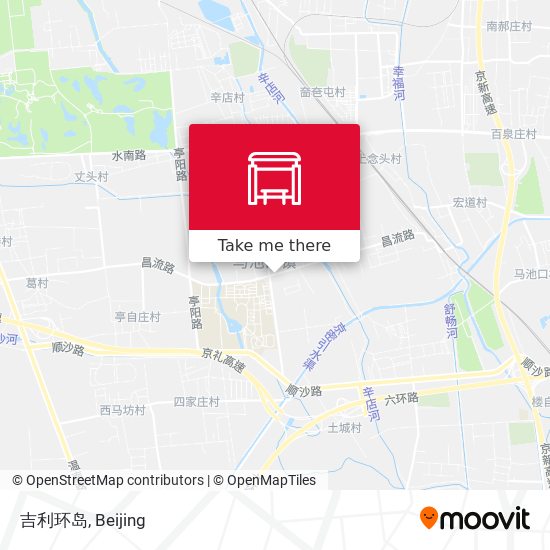 吉利环岛 map