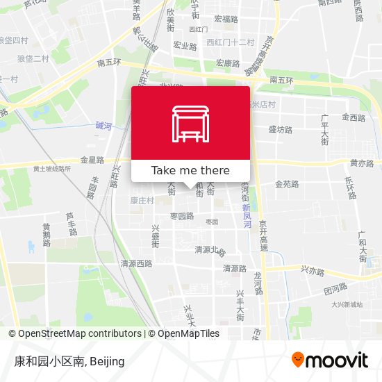 康和园小区南 map