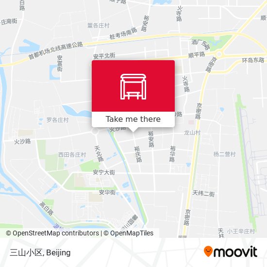 三山小区 map