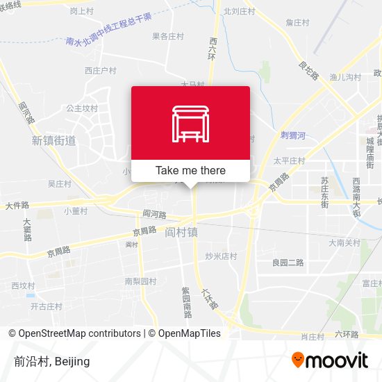 前沿村 map