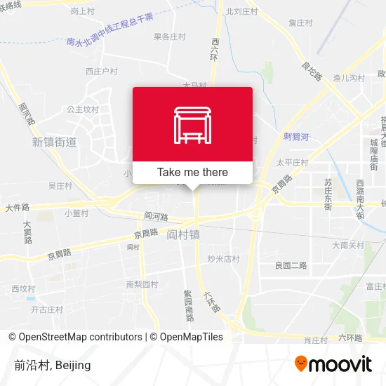 前沿村 map