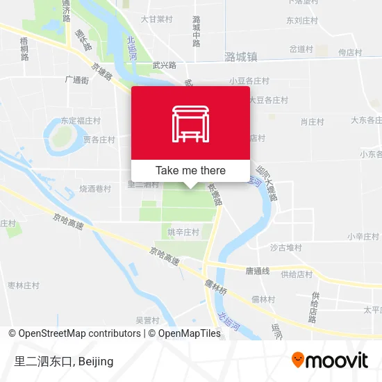 里二泗东口 map
