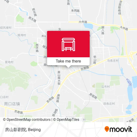 房山影剧院 map