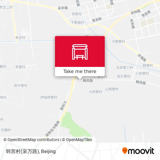韩营村(采万路) map