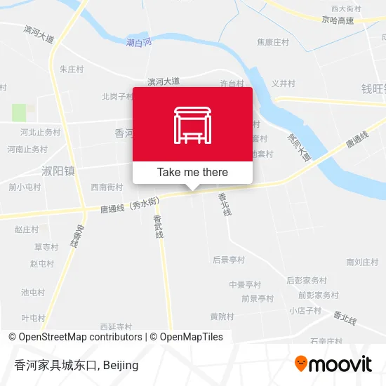 香河家具城东口 map