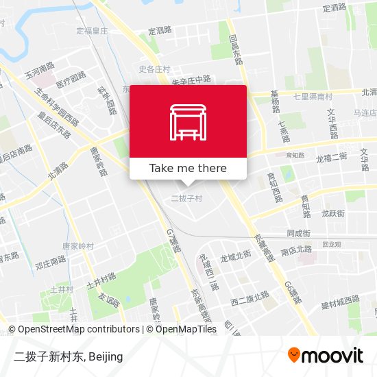 二拨子新村东 map