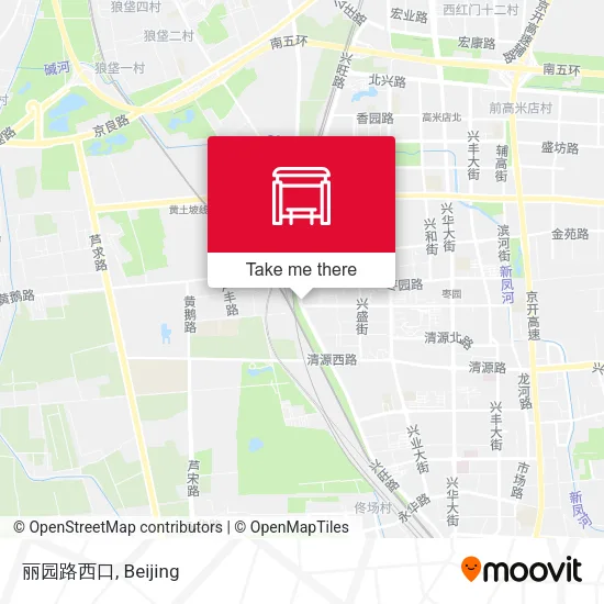 丽园路西口 map