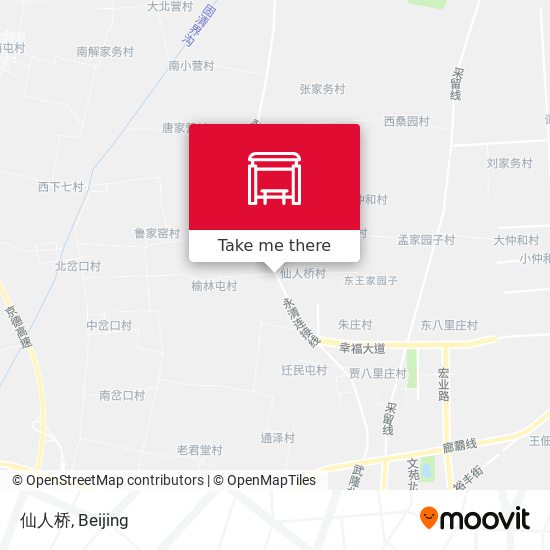 仙人桥 map