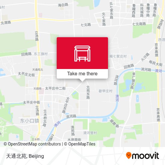 天通北苑 map