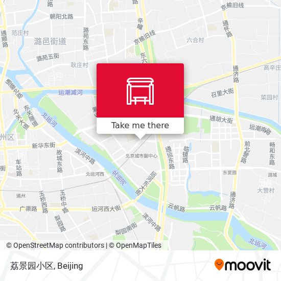 荔景园小区 map