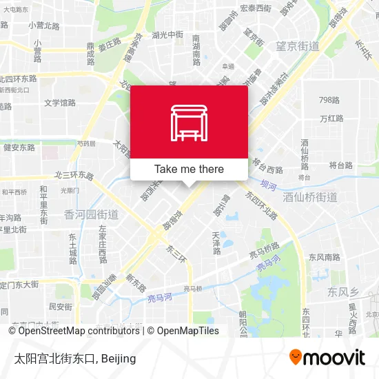 太阳宫北街东口 map