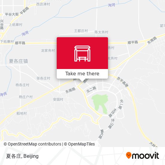 夏各庄 map