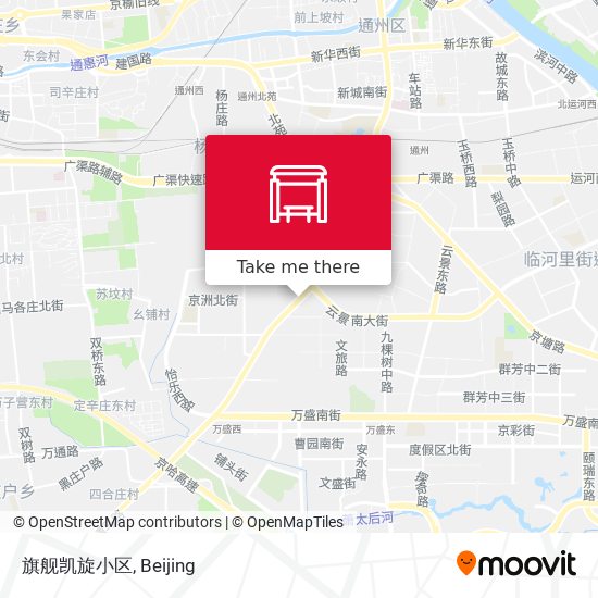 旗舰凯旋小区 map