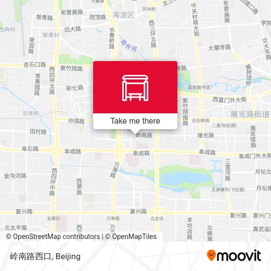 岭南路西口 map