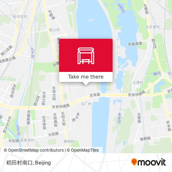 稻田村南口 map