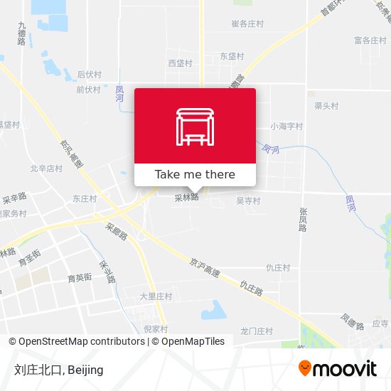 刘庄北口 map