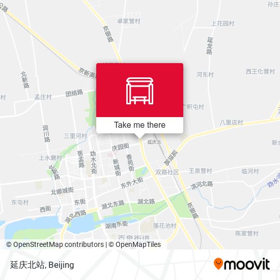 延庆北站 map