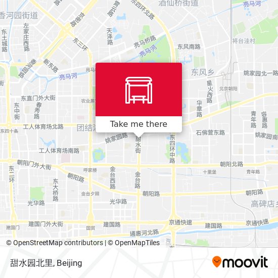 甜水园北里 map