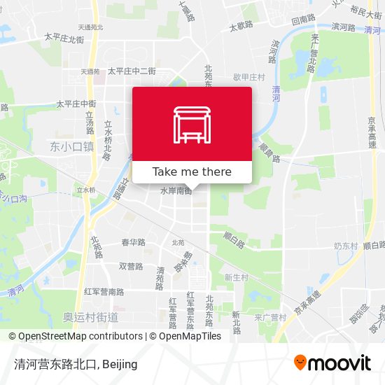清河营东路北口 map