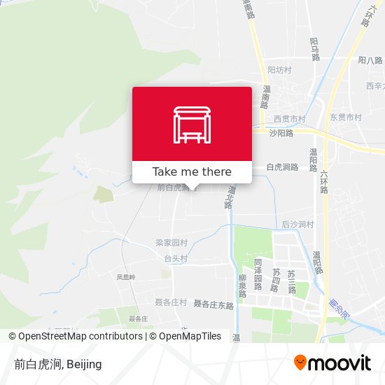 前白虎涧 map