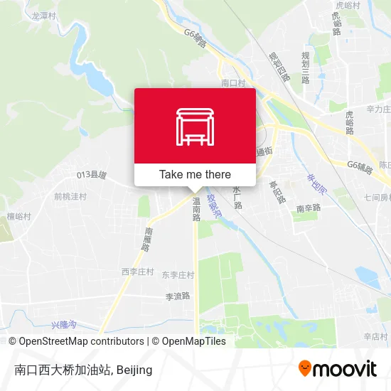 南口西大桥加油站 map