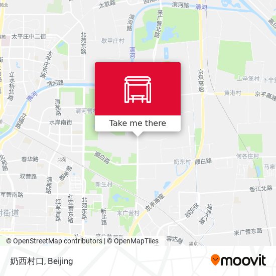 奶西村口 map