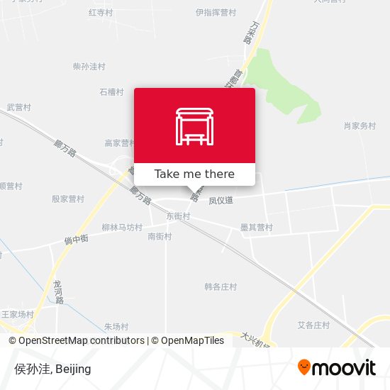 侯孙洼 map