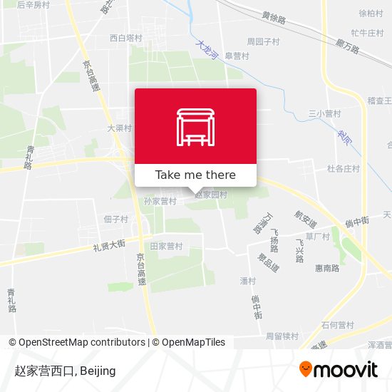 赵家营西口 map