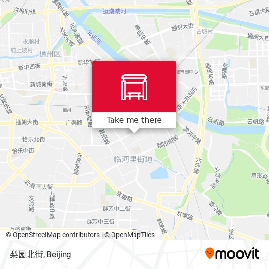 梨园北街 map