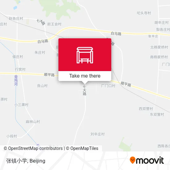 张镇小学 map