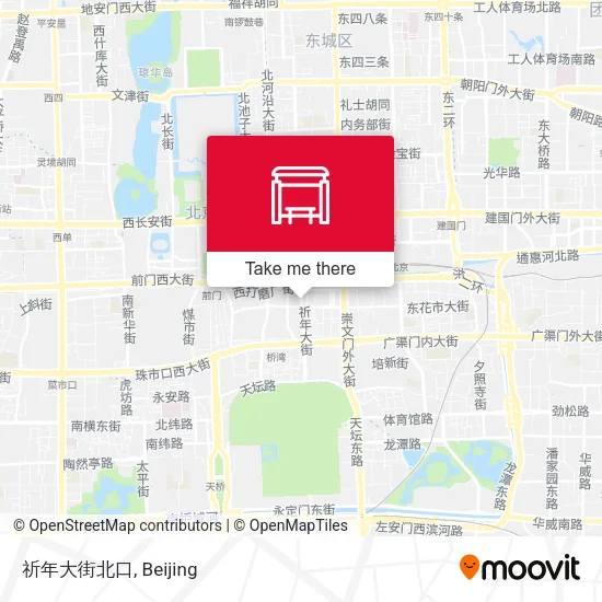 祈年大街北口 map