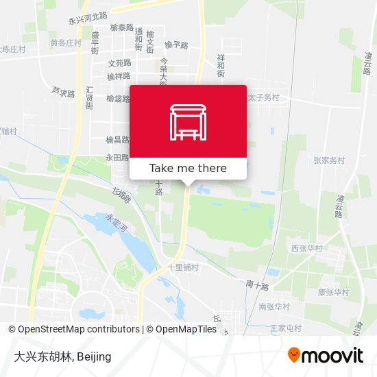 大兴东胡林 map