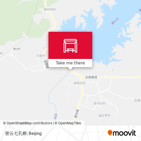 密云七孔桥 map