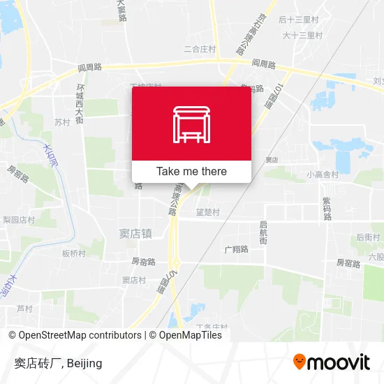 窦店砖厂 map