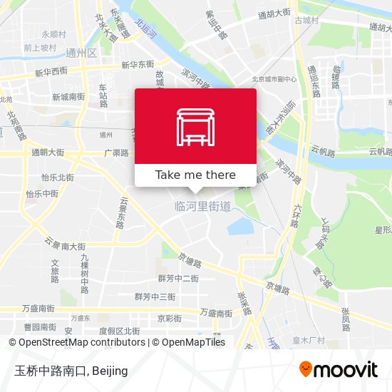 玉桥中路南口 map