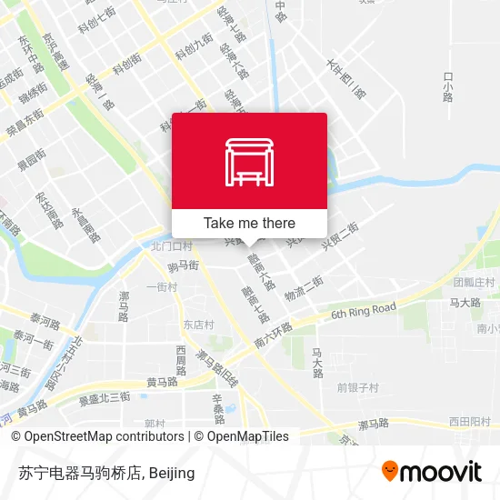 苏宁电器马驹桥店 map