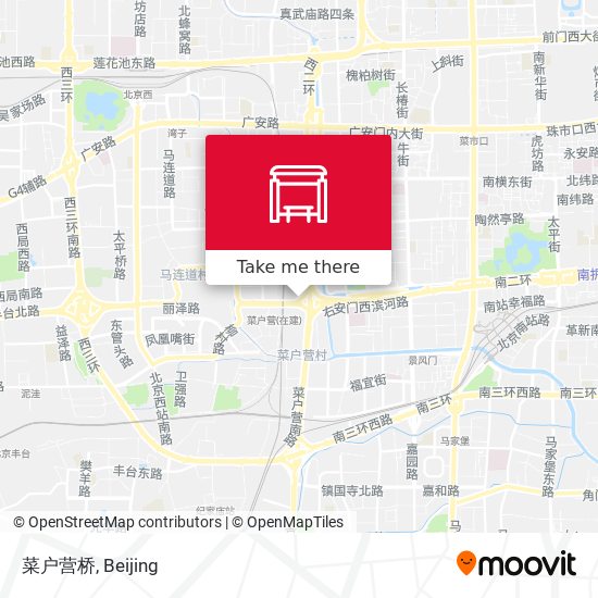 菜户营桥 map