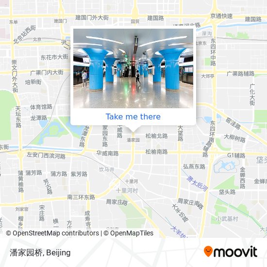 潘家园桥 map