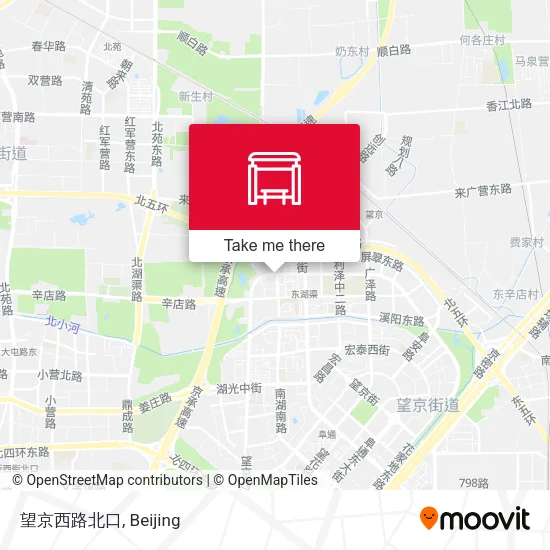 望京西路北口 map