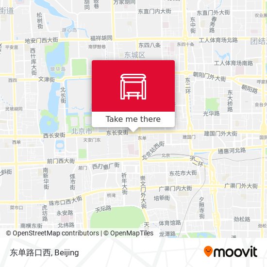 东单路口西 map